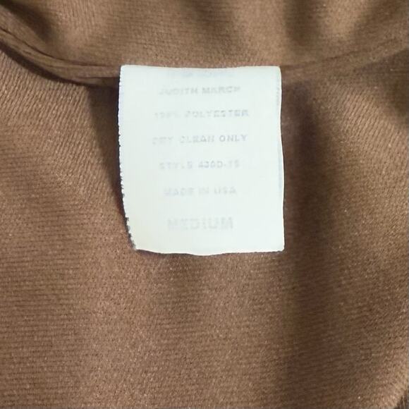 Judith March Dress Women's M Multicolor Boho Crochet Striped Abstract Strapless - Picture 3 of 7